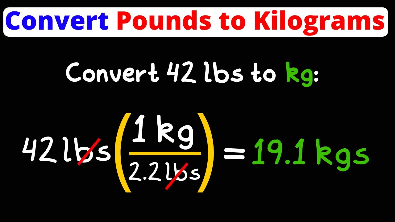 lbs to kgs