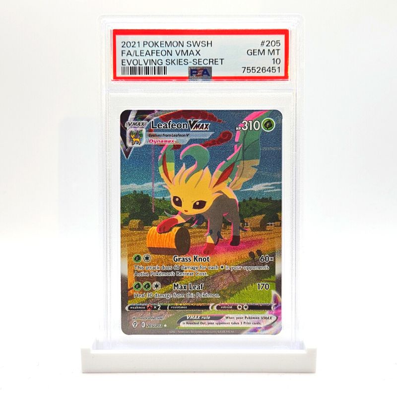 leafeon vmax alt art psa 10