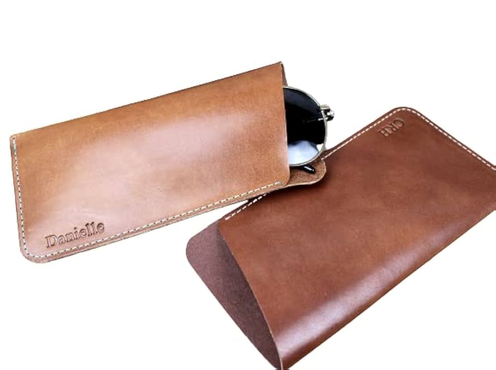 leather glasses case amazon