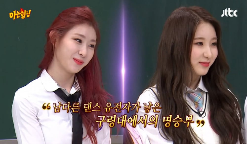 lee chaeyeon and lee chaeryeong