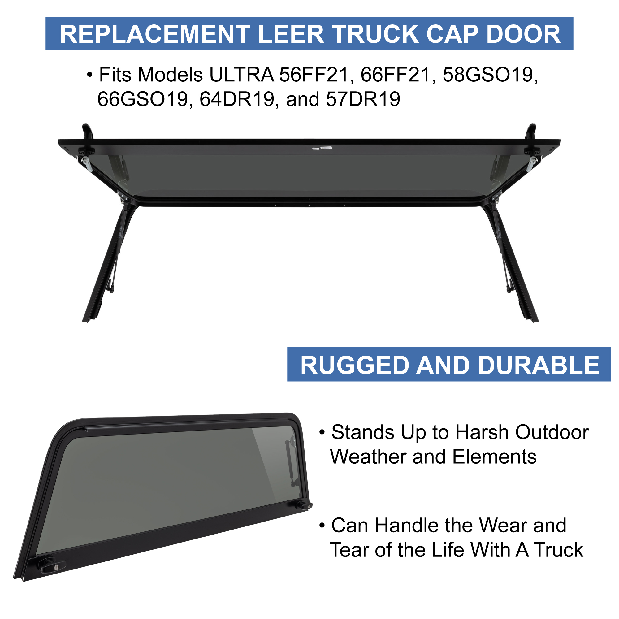 leer truck cap parts diagram