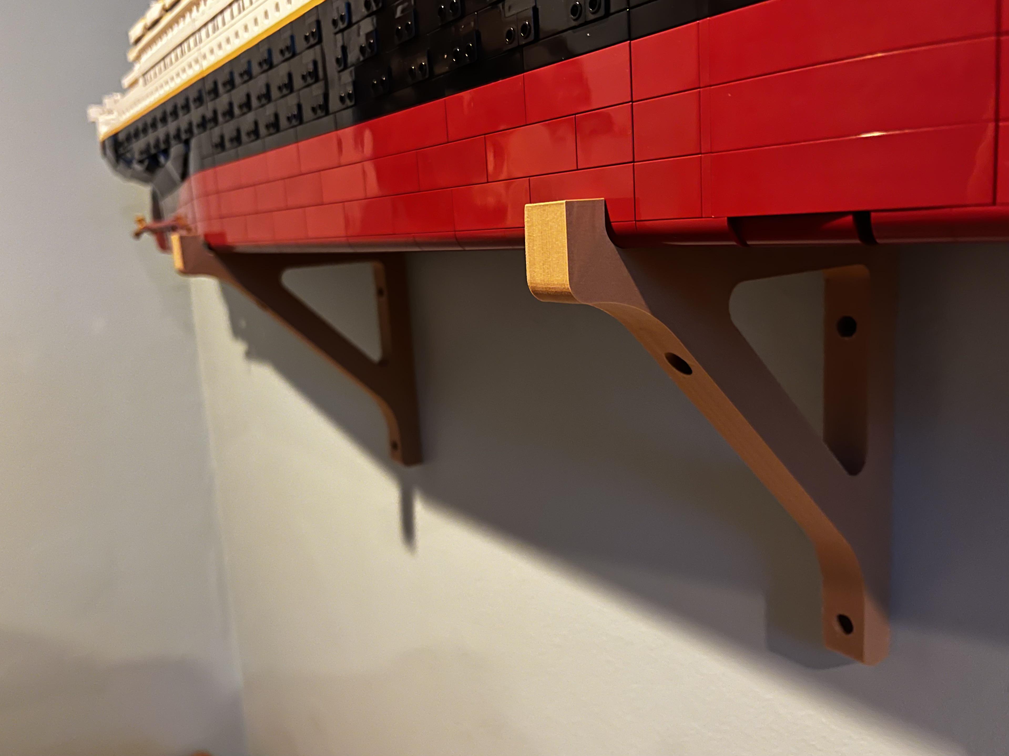 lego titanic wall mount