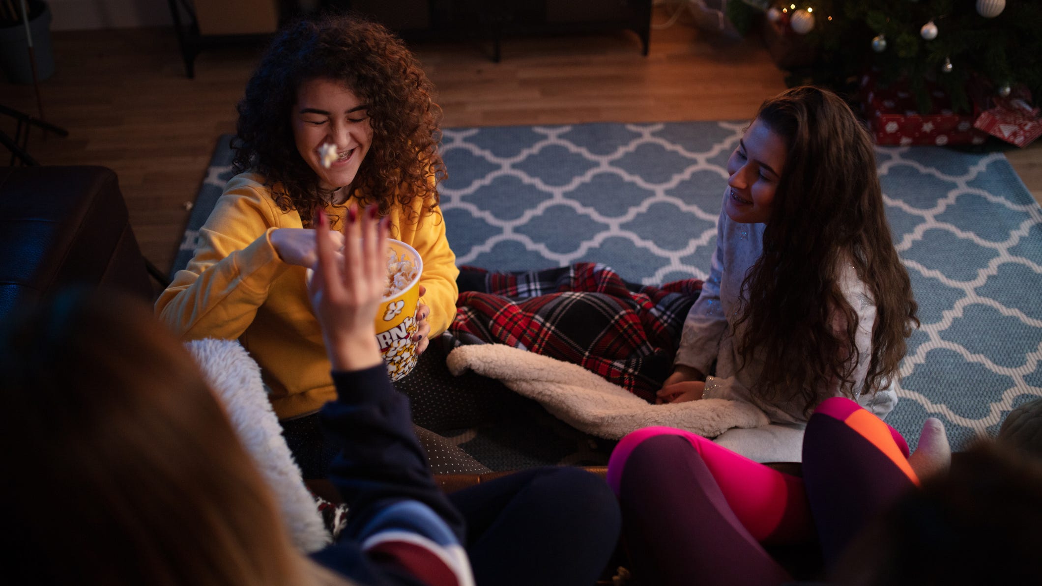 lesbian sleepover