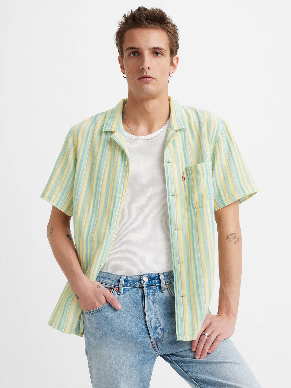 levis short sleeve button down