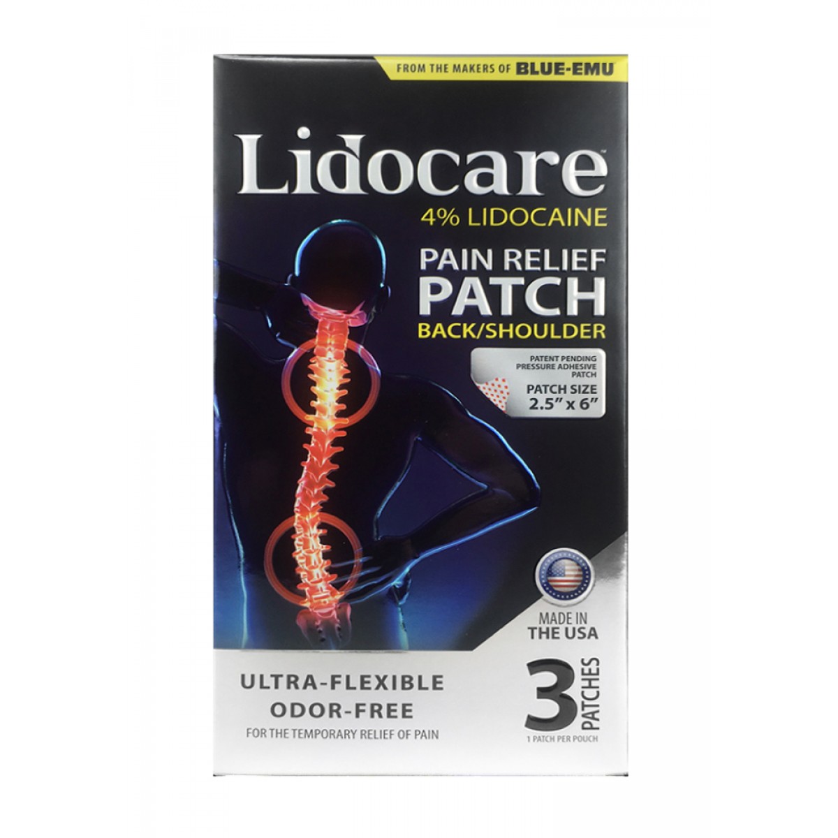 lidocaine patch boots