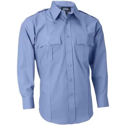 light blue uniform shirt