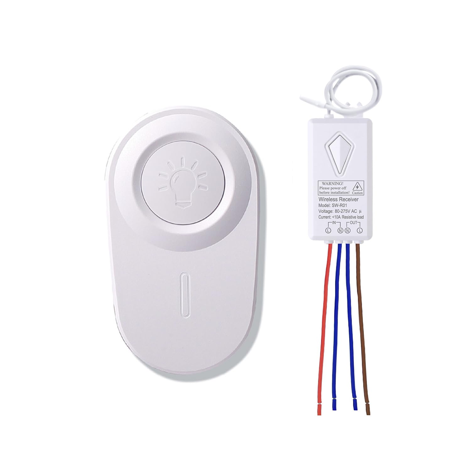 light fixture remote control receiver