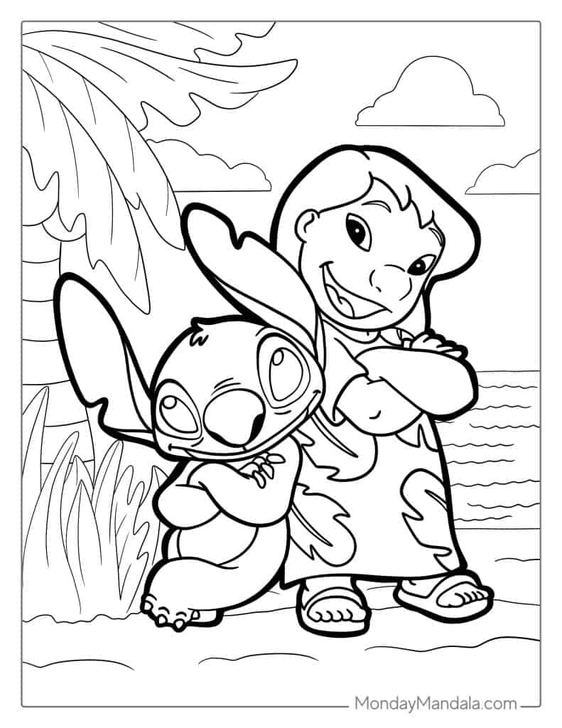 lilo and stitch coloring pages