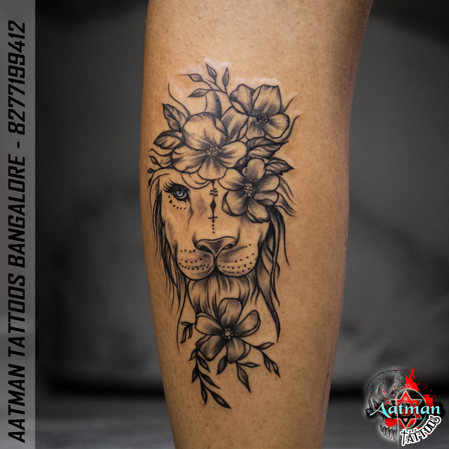 lioness calf tattoo