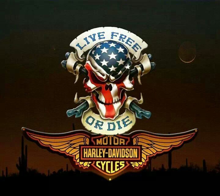 live free or die harley davidson