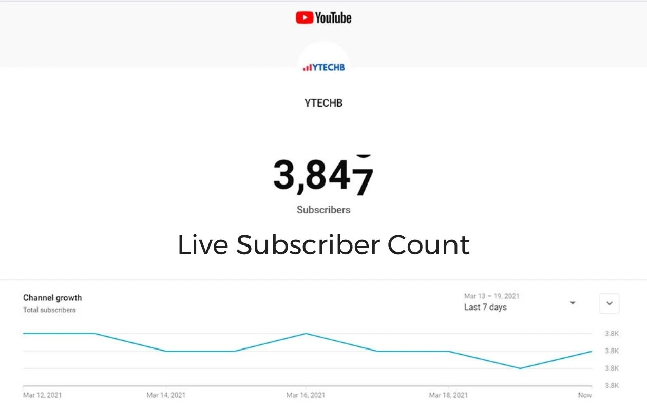 live sub count youtube