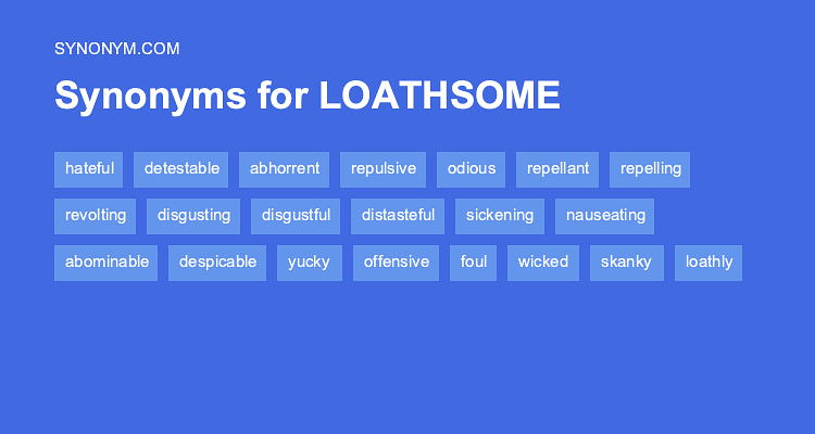 loathing synonyms