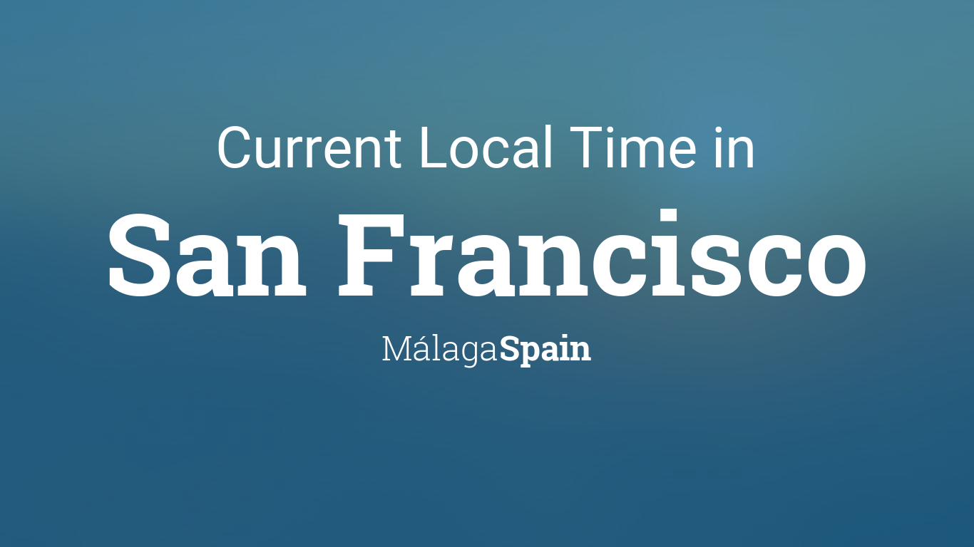 local time in san francisco