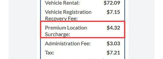 location surcharge avis