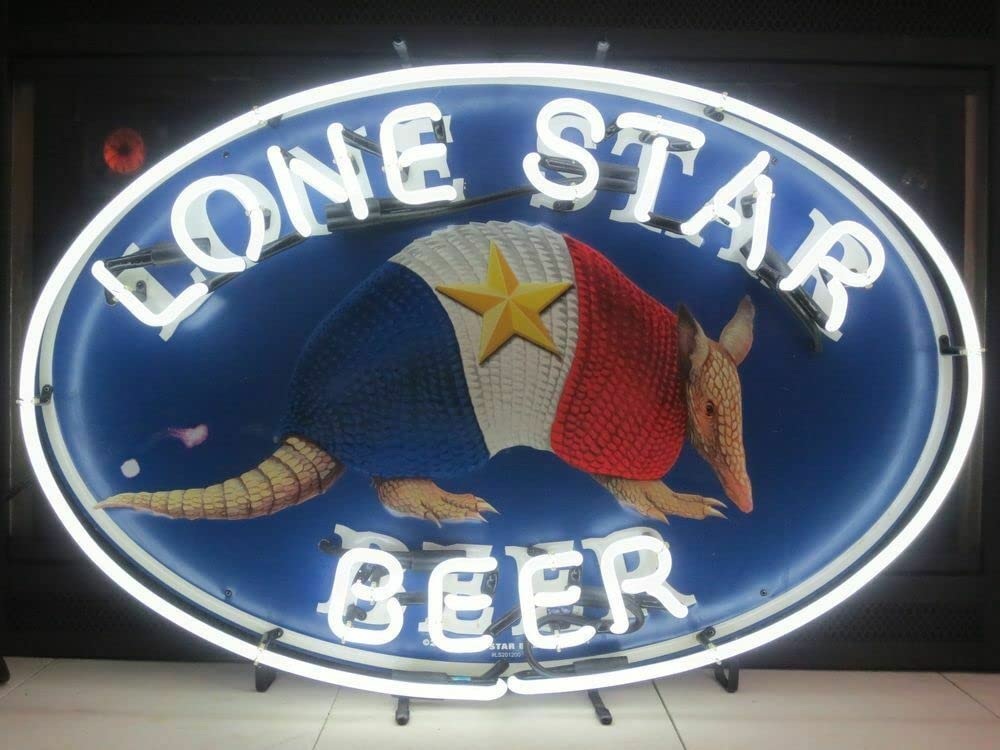 lone star neon sign