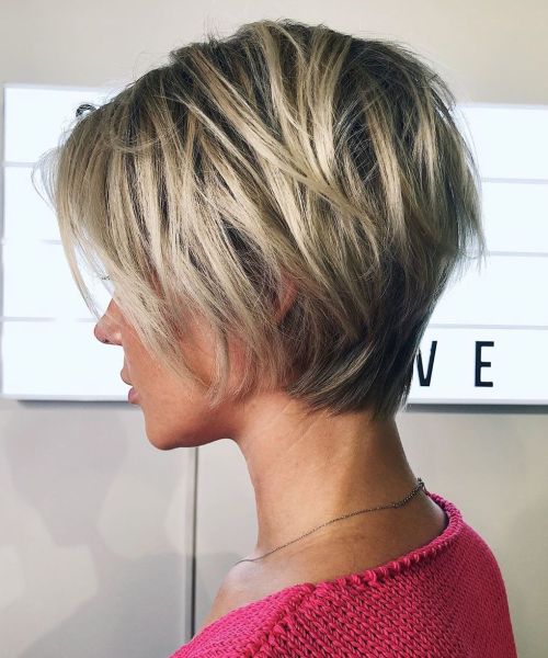 long pixie haircut for fine hair