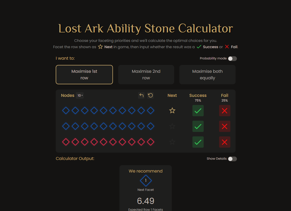 lost ark calculator