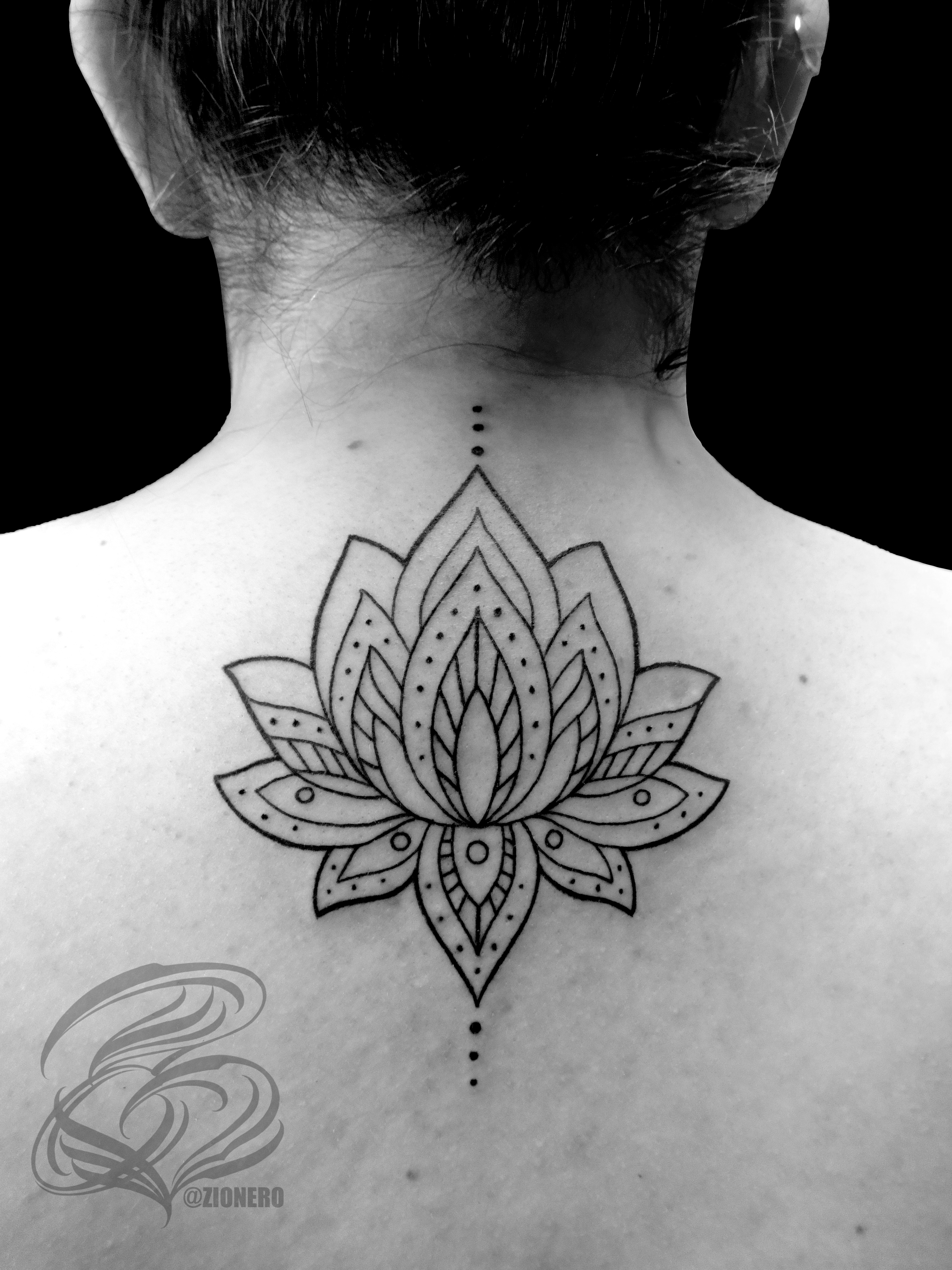 lotus tattoo mandala