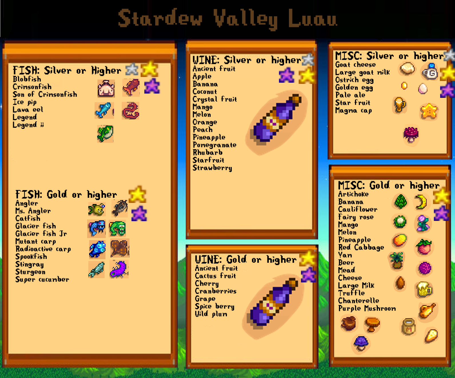 luau stardew valley