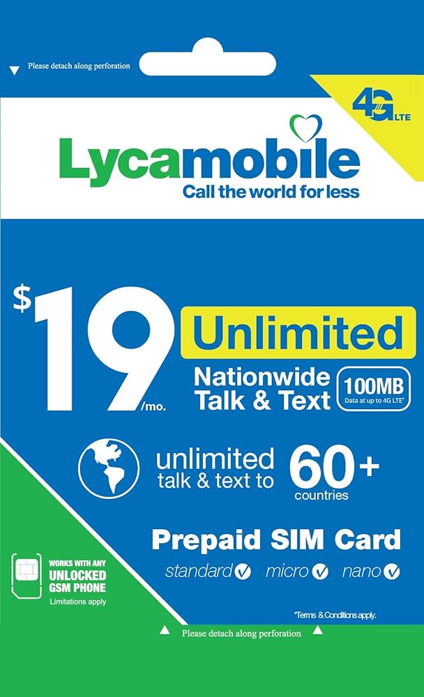 lycamobile $19 plan