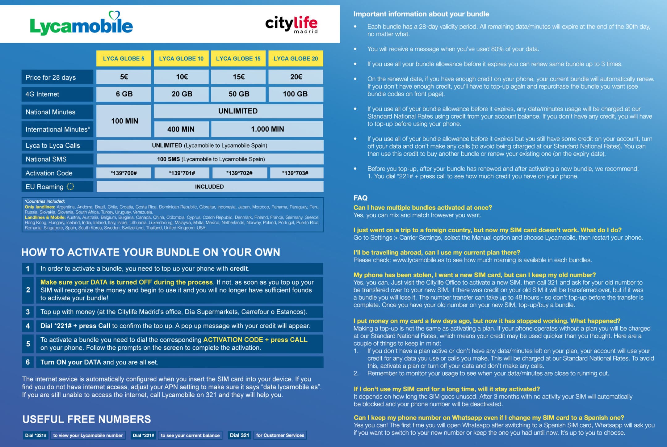 lycamobile 25 bundle code unlimited data