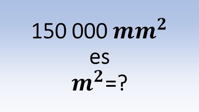 m 2 to mm 2