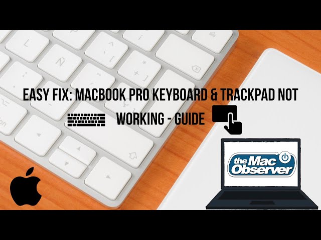 macbook pro keyboard and touchpad not working