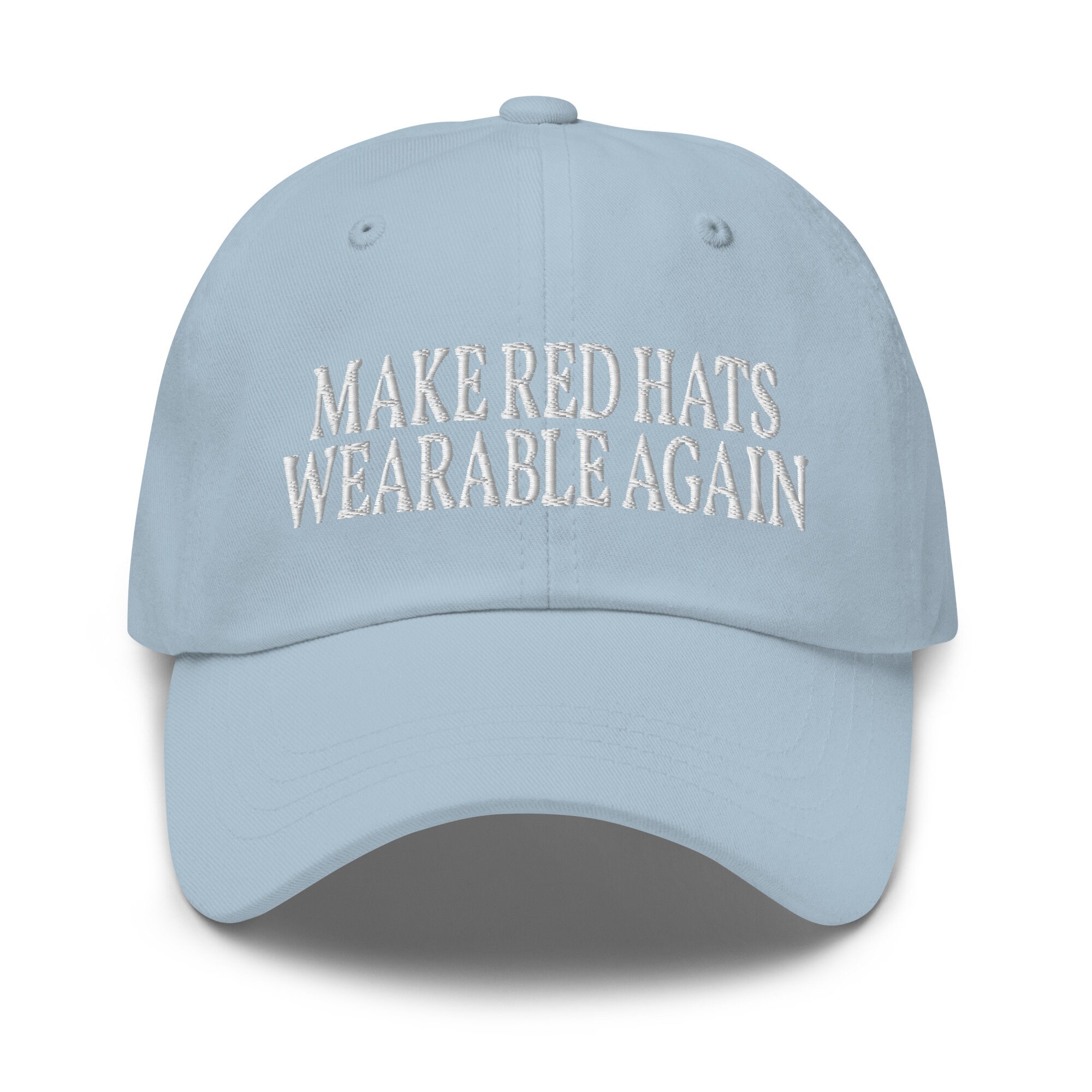 make red hats wearable again