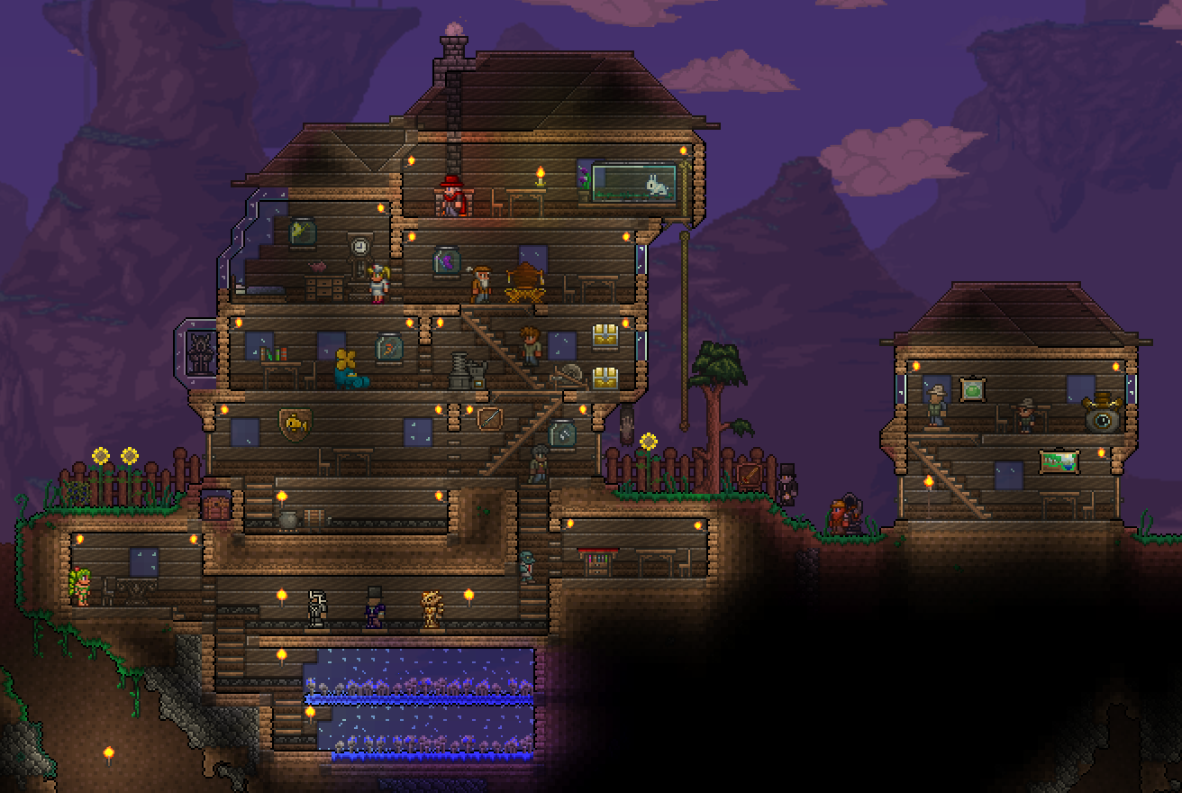 make stairs in terraria