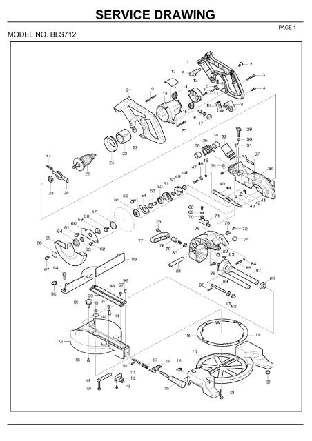 makita spare parts list