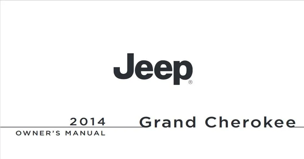 manual jeep grand cherokee 2014