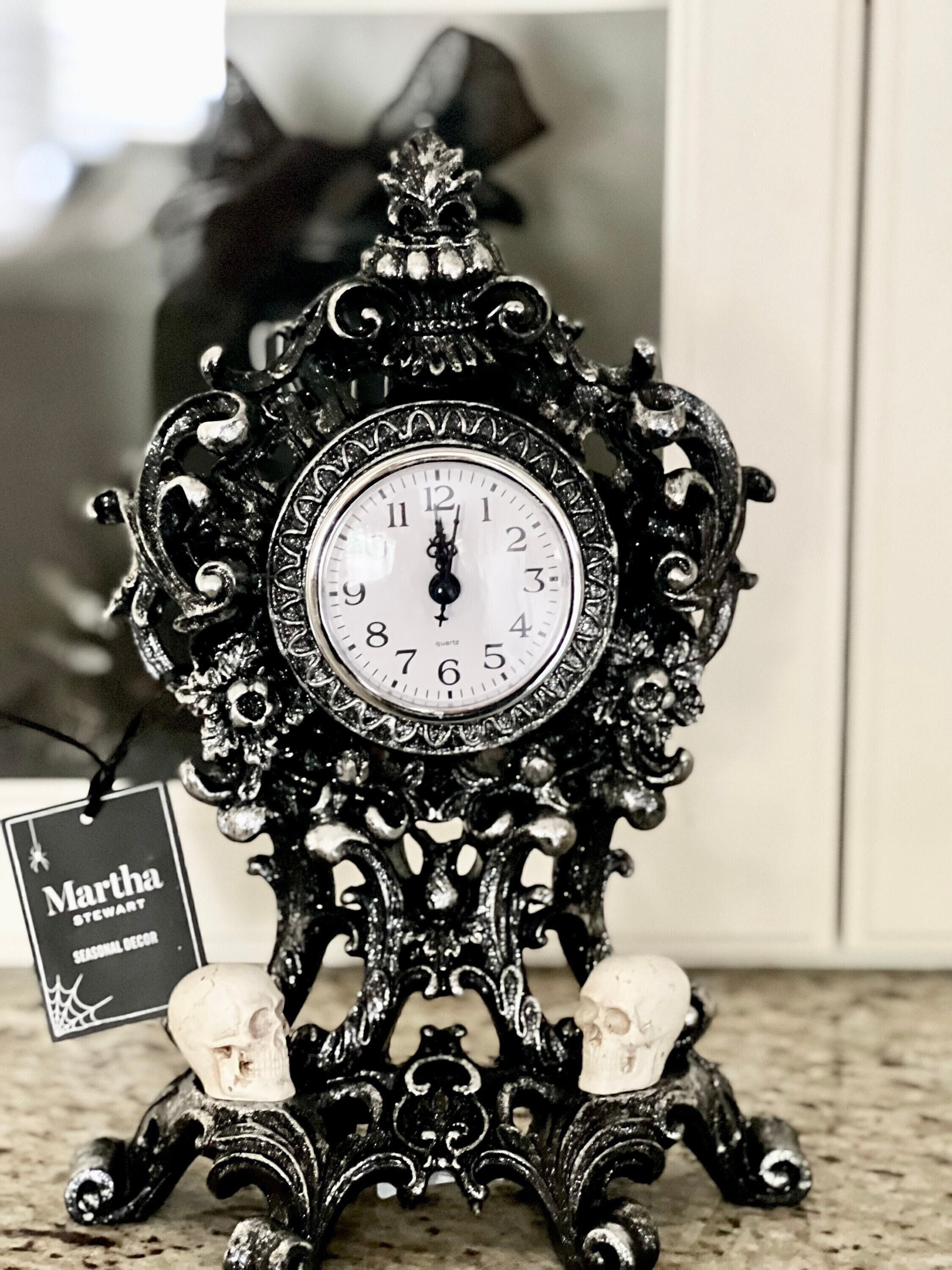 martha stewart halloween clock