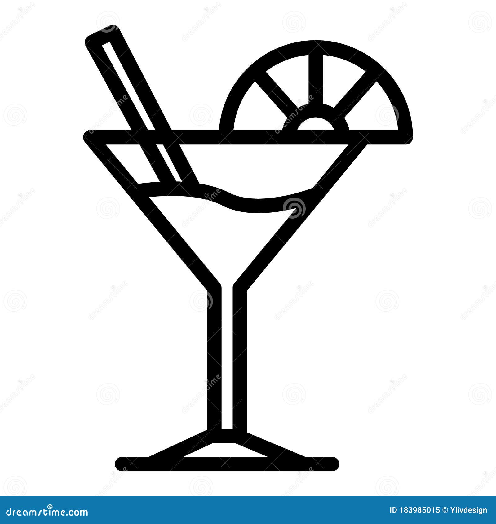 martini glasses clipart