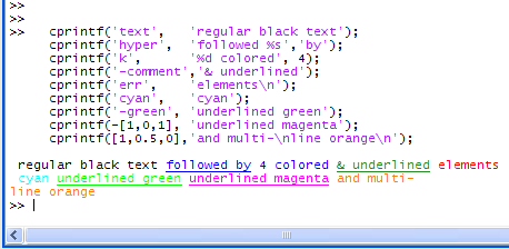 matlab print text