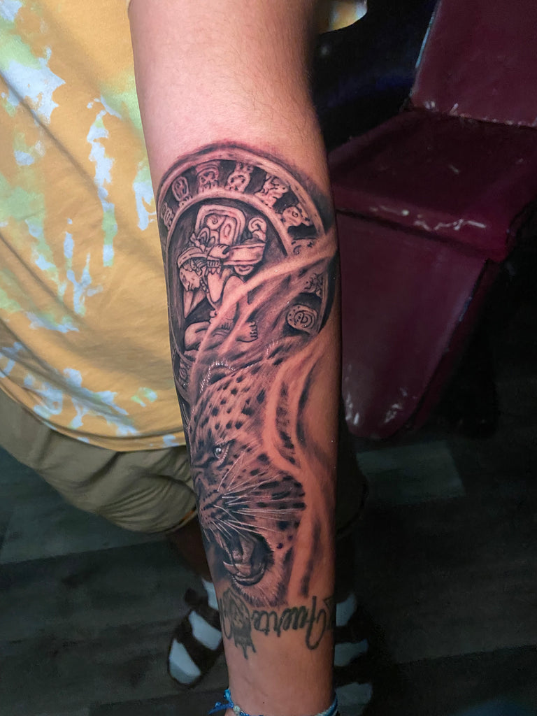 mayan forearm tattoos