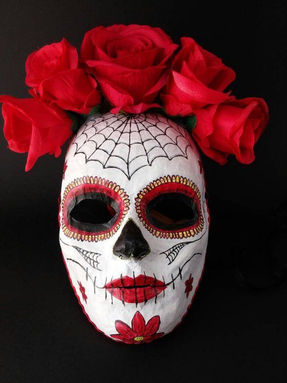 máscaras de calaveras mexicanas