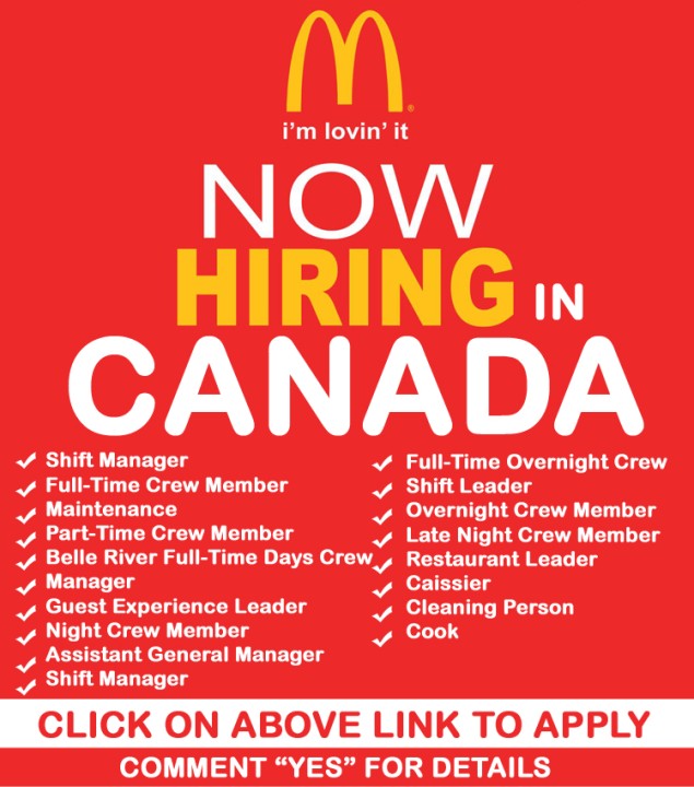 mcdonalds salary canada