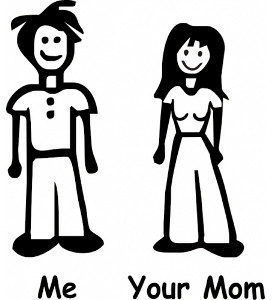 me your mom stick figure