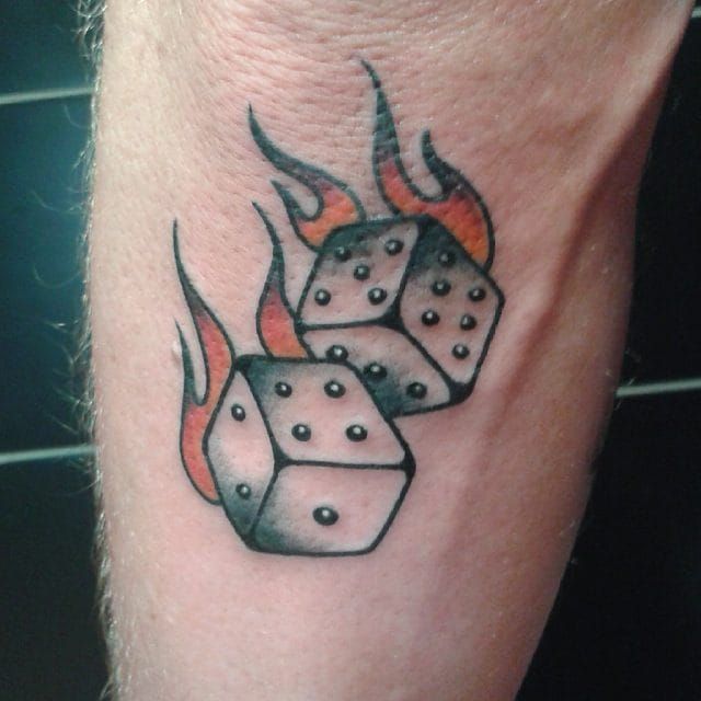 meaning of dice tattoo