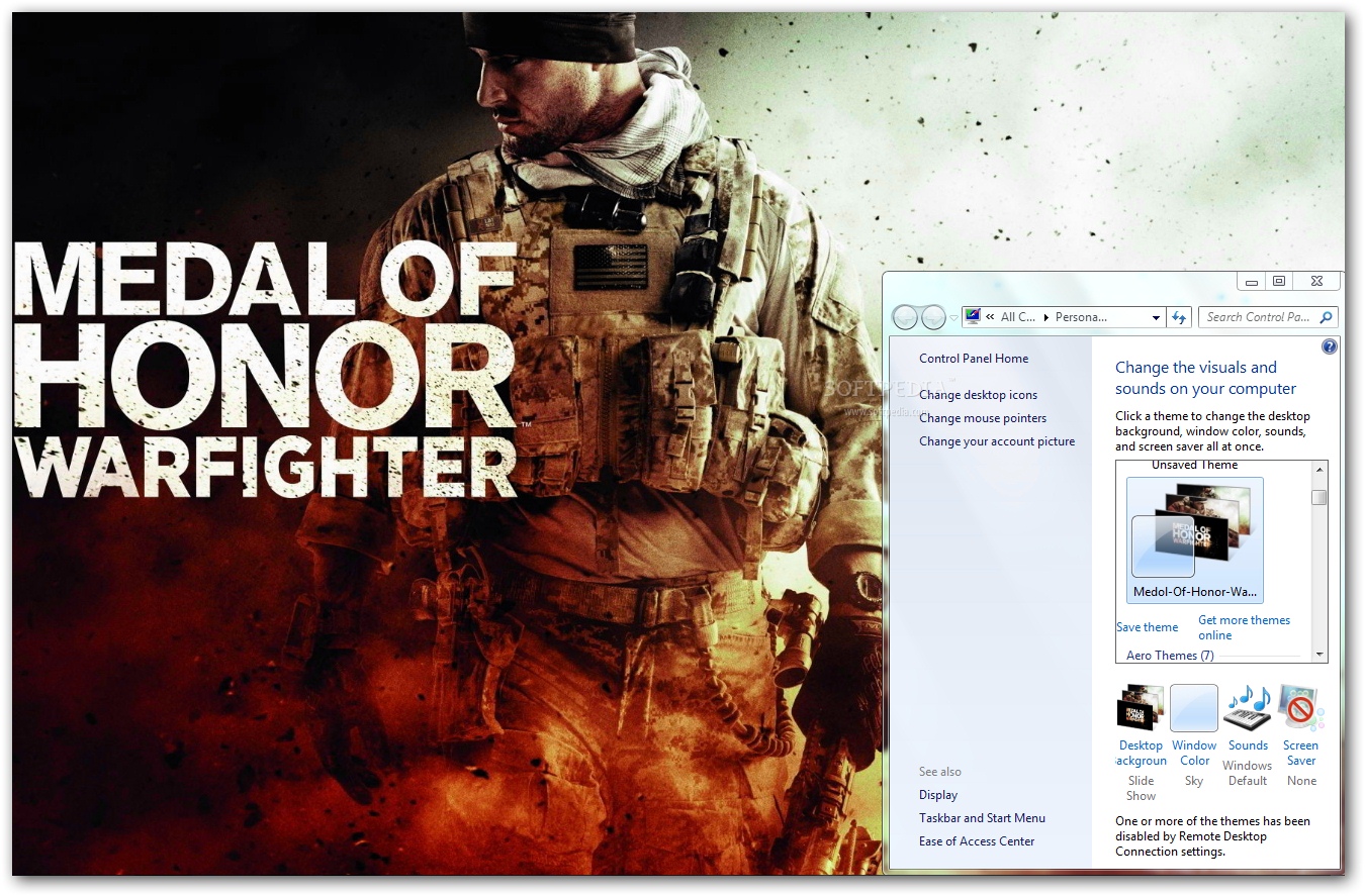 medal of honor warfighter theme