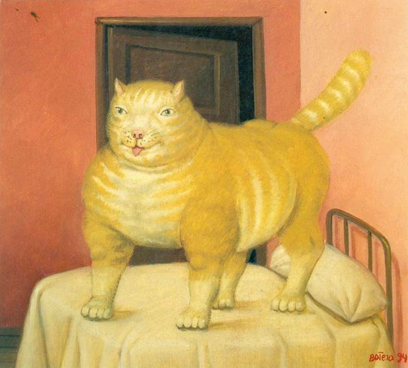 medieval cat paintings