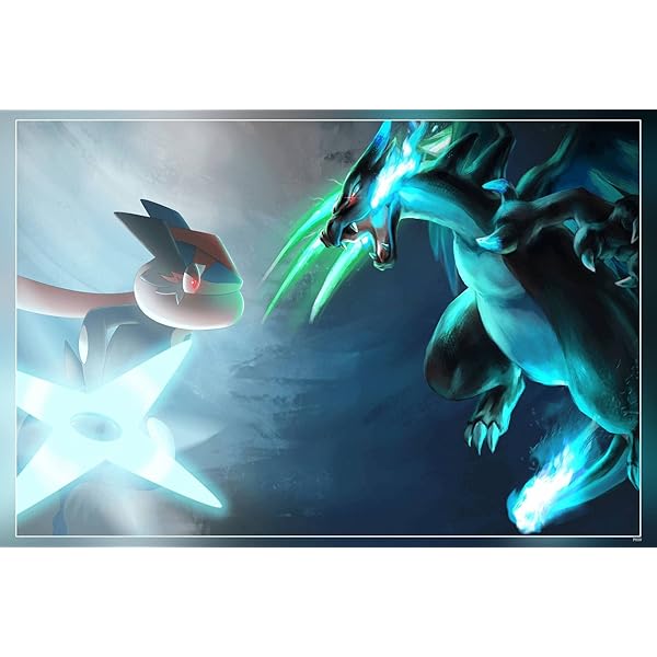 mega charizard x vs ash greninja