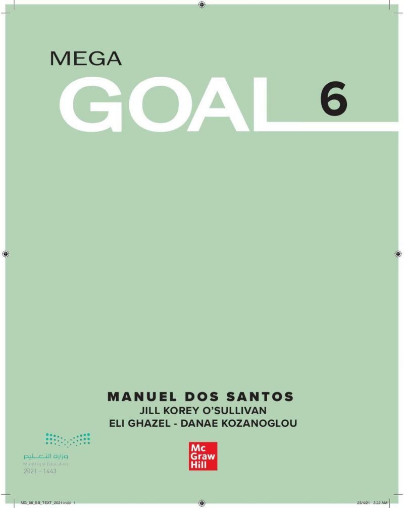 mega goal 6 student book pdf