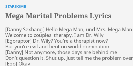 mega marital problems lyrics