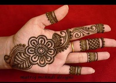 mehandi designs for beginners