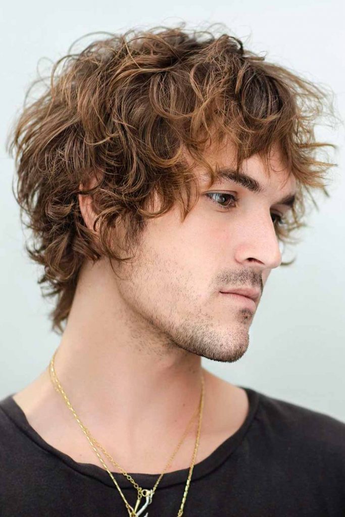 mens hairstyles medium length wavy hair