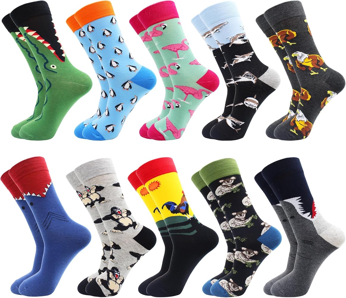 mens novelty dress socks