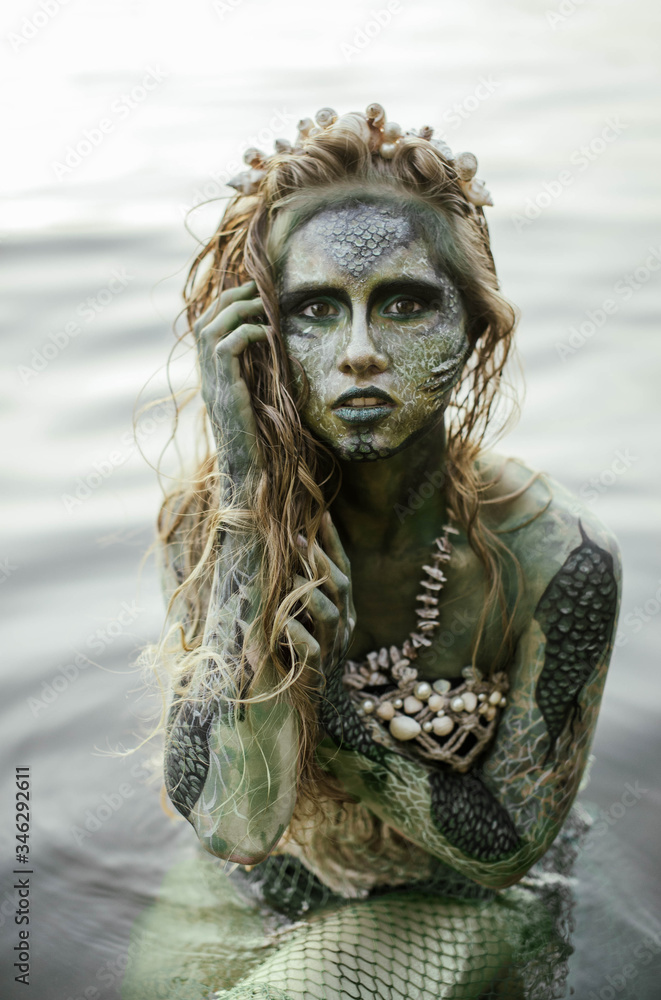 mermaid real face