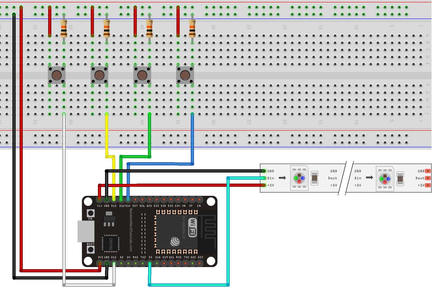 micropython led strip