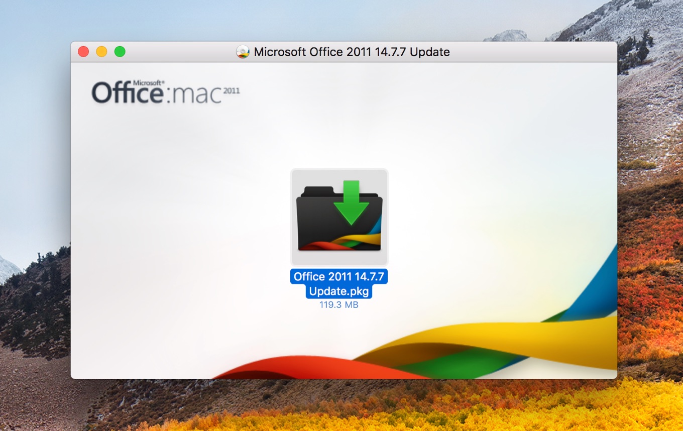 microsoft office for mac 2011 14.7 9 update